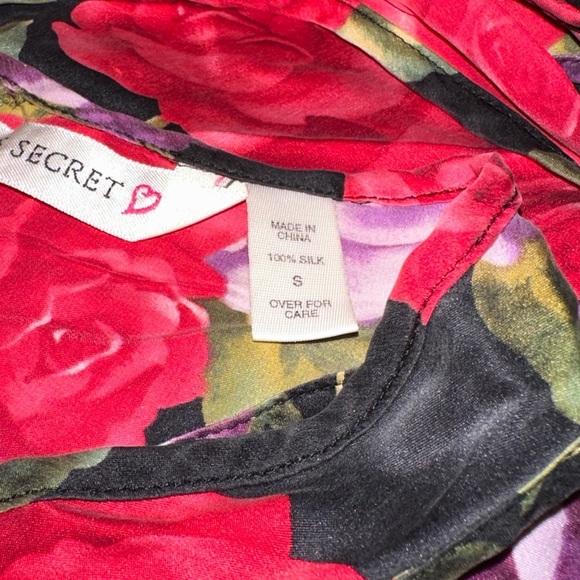 Victorias Secret Medium Large silk robe gold label vintage Matching slip small - Picture 4 of 12